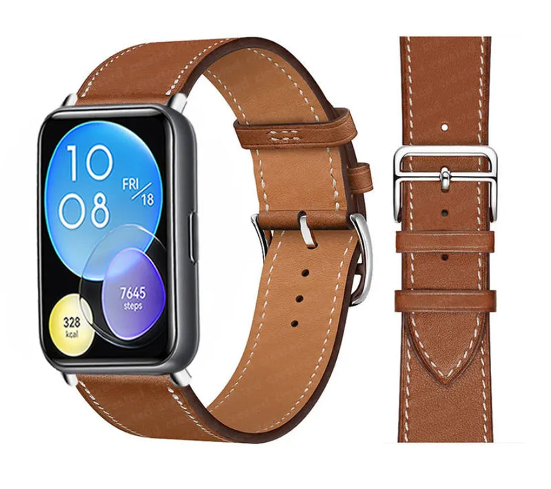 Leather Belt for Apple Watch Series 8/7/6/SE/5/4/3/2/1 +  Snap Deal.