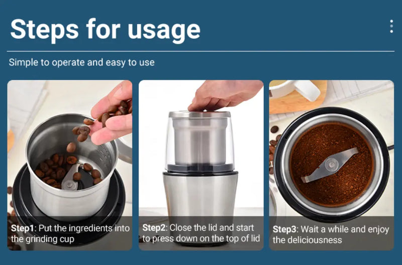 Coffee Grinder +  Snap Deal.