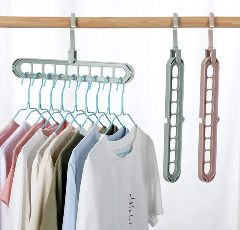 5 Pcs Closet Space Saving Clothes Hanger +  Snap Deal.