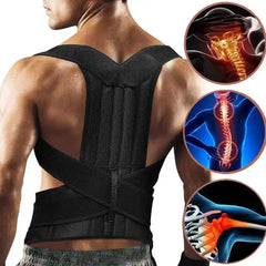 Adjustable Back Shoulder Posture Corrector Belt +  Snap Deal.