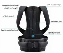 Adjustable Back Shoulder Posture Corrector Belt +  Snap Deal.