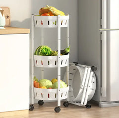 Vegetable Fruit Basket Trolley - Snap Deal