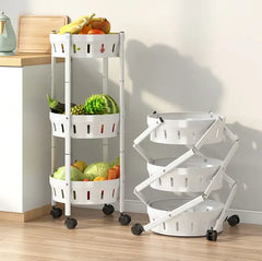 Vegetable Fruit Basket Trolley - Snap Deal