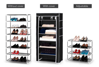 8 Tiers Fabric Shoe Rack and Storage Wardrobe Promo +  Snap Deal.