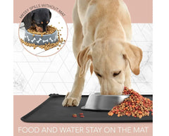 Waterproof Dog and Cat Feeding Mat +  Snap Deal.