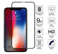 iPhone X XS Glass Screen Protector Full Glue