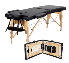 Portable 2 Fold Massage Table Bed +  Snap Deal.