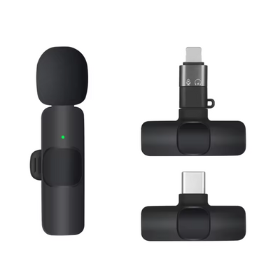 2 in 1 Wireless Recording Microphone