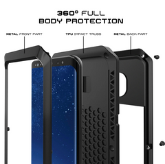 Samsung Galaxy S8 Plus Case Shockproof Rugged Metal Case +  Snap Deal.