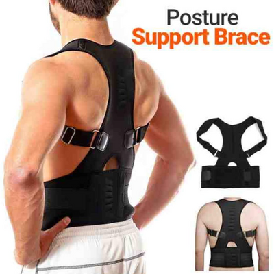 Back Support Brace and Shoulder Belt +  Snap Deal.