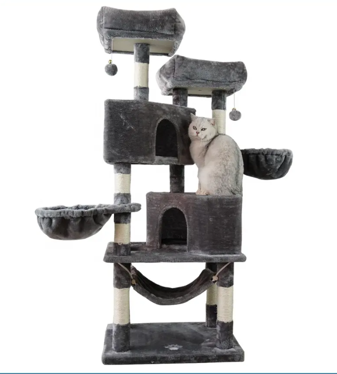 Cat Tree House Tower 145cm +  Snap Deal.