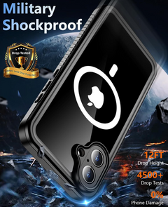 iPhone 16 Plus Magnetic Waterproof Case +  Snap Deal.