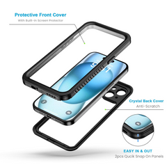 iPhone 15 Waterproof Shockproof Case Megasafe