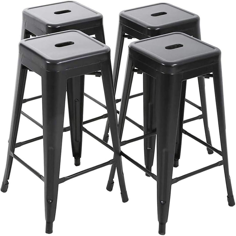 Metal Cafe Bar Stool Chair - Set of 4 pcs +  Snap Deal.