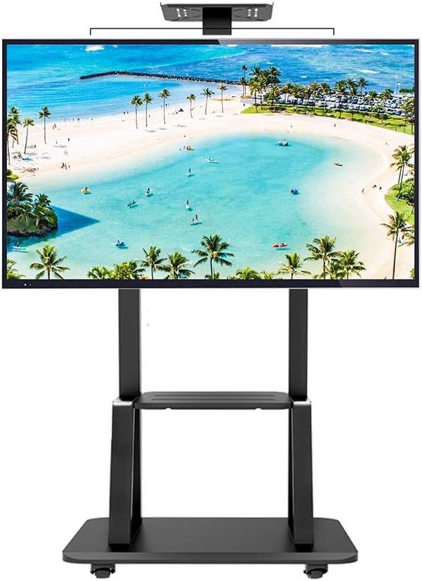 Tv Stand Cart Trolley 32 To 75 Inch Mobile Tv Cart Universal Flat Screen Rolling Trolley Console Stand +  Snap Deal.