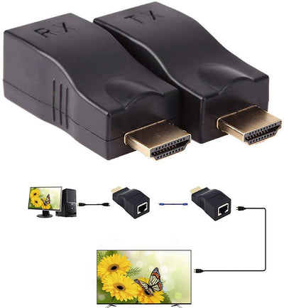 30M 4K HDMI Extender Over Cat-6/6A RJ45 Network LAN Ethernet Adapter - Snap Deal