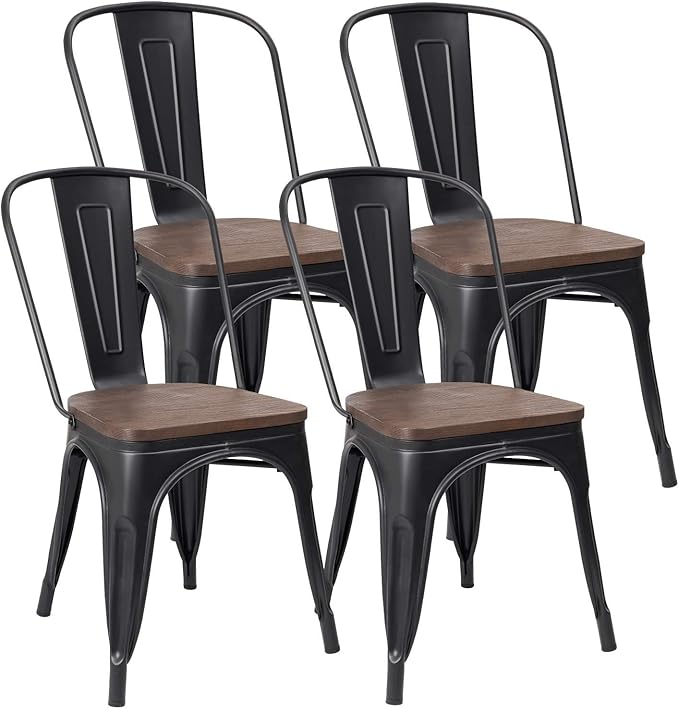 Bar Cafe Chairs Set Dining Chair Of 4 Chair Promo +  Snap Deal.