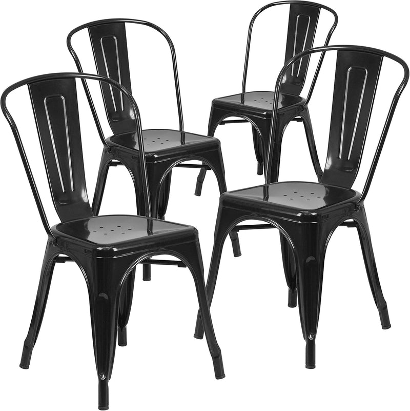 Cafe Bar Chair Dining Chair Set Of 4 Chair Promo +  Snap Deal.