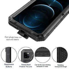 Waterproof IP68 Heavy Duty Rugged Metal Case for iPhone 11 Case