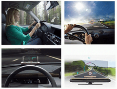 HUD Head Up Display Car Cell phone GPS Navigation Image Reflector Holder