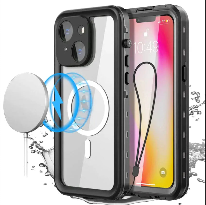 iPhone 14 Case with Megasafe Waterproof Shockproof +  Snap Deal.