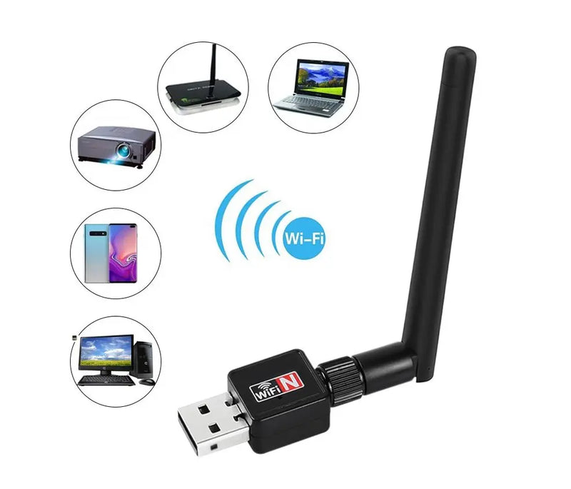 Mini USB Wireless Adaptor 150Mbps WIFI receiver +  Snap Deal.