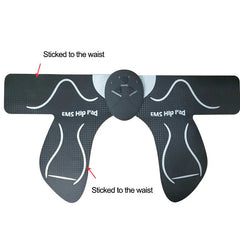 Massager Abdominal EMS Hip Waist Trainer Shaper +  Snap Deal.