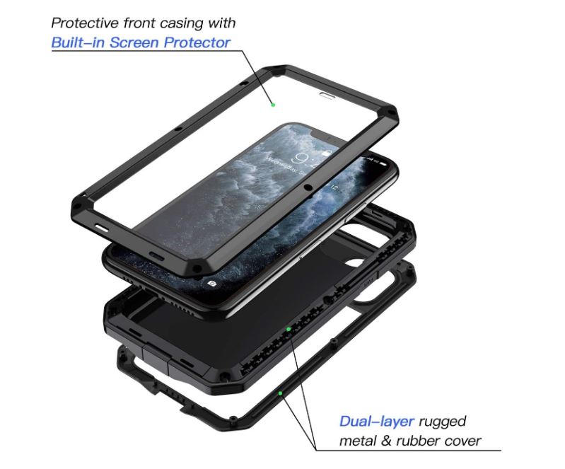 iPhone 11 Pro Max Shockproof Dustproof Case