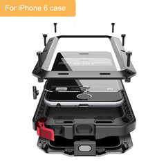 iPhone XR Metal Shockproof Rugged Case