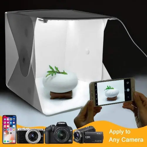 Mini Portable Photography Photo Studio LED Light box +  Snap Deal.