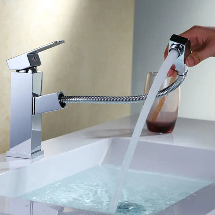 Basin Faucet Pull Out Hot and Cold +  Snap Deal.