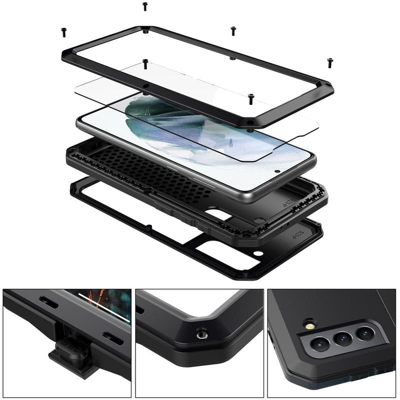 Samsung Galaxy S22 Plus  Case Metal Case Dropproof Shockproof Dustproof Rugged Case
