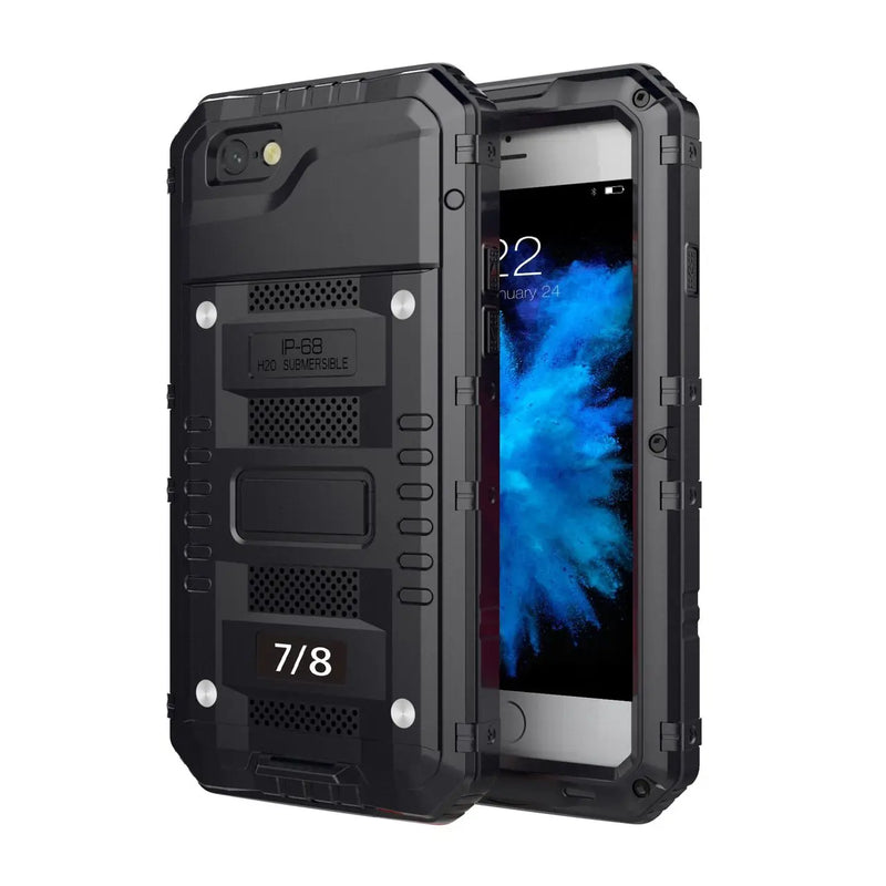 iPhone 7 Plus iPhone 8 Plus Armor Rugged Waterproof Case +  Snap Deal.